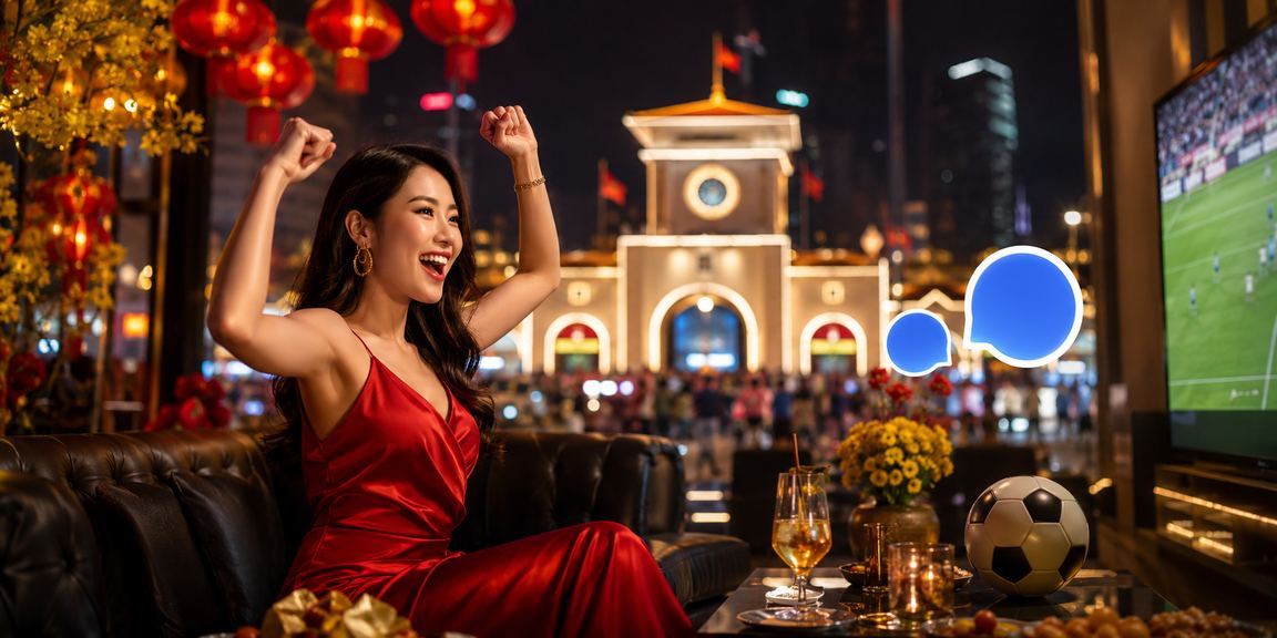 Người dùng tại TP. Hồ Chí Minh xem phân tích kèo cá cược trong không khí lễ hội sôi động