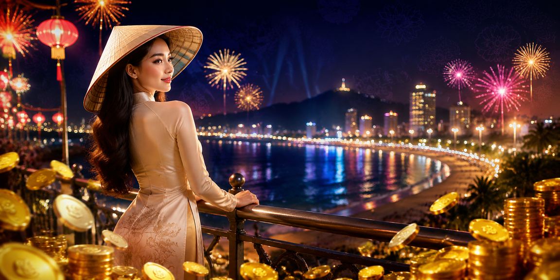 Người dùng đặt cược thể thao trực tuyến tại Vũng Tàu dưới bóng mát với nón lá